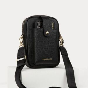 Bandolier Black Dillon crossbody phone case